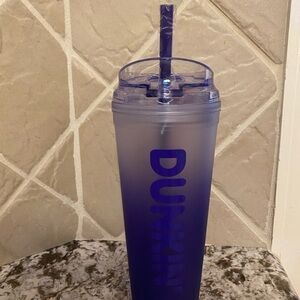 Dunkin’ Frosted Double Wall Insulated 24 oz Tumbler- Purple